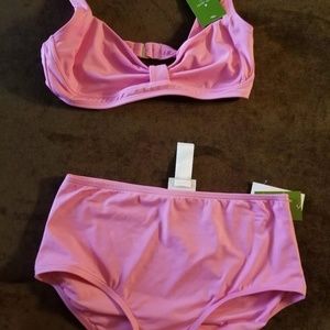 Kate Spade Georgica swim Medium pink NWT
